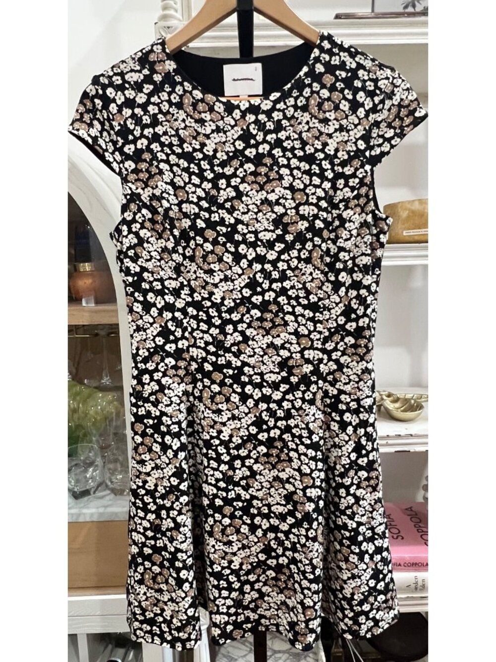Reformation Yves Knit Floral Mini Dress Size Medium 90s Y2K - Picture 5 of 6